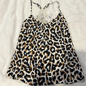 NWT jcrew cheetah tank size 00